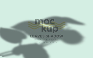 Leaves Shadow Overlay Effect Mockup 175