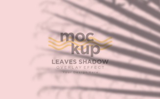 Leaves Shadow Overlay Effect Mockup 178