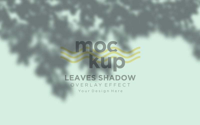 Leaves Shadow Overlay Effect Mockup 185 Product Mockup