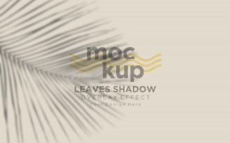 Leaves Shadow Overlay Effect Mockup 186