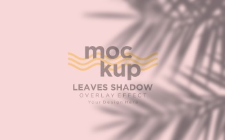 Leaves Shadow Overlay Effect Mockup 188