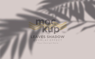 Leaves Shadow Overlay Effect Mockup 191