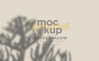Leaves Shadow Overlay Effect Mockup 196