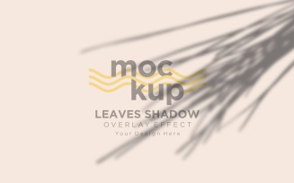 Leaves Shadow Overlay Effect Mockup 199