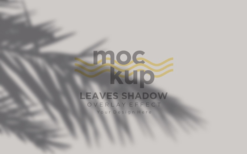 Leaves Shadow Overlay Effect Mockup 207 Product Mockup