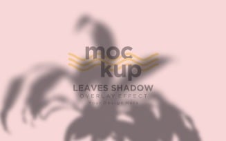 Leaves Shadow Overlay Effect Mockup 208