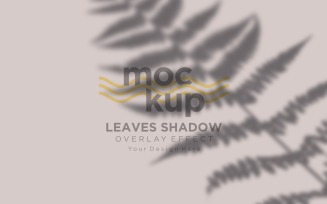 Leaves Shadow Overlay Effect Mockup 211