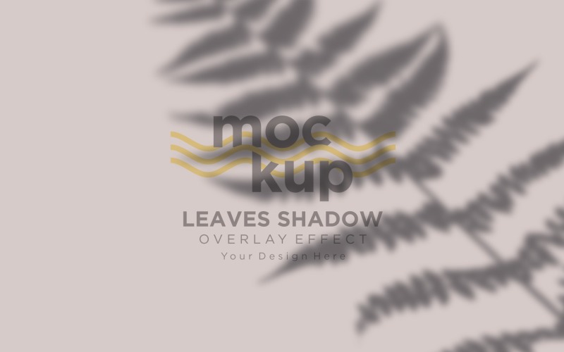 Leaves Shadow Overlay Effect Mockup 211 Product Mockup