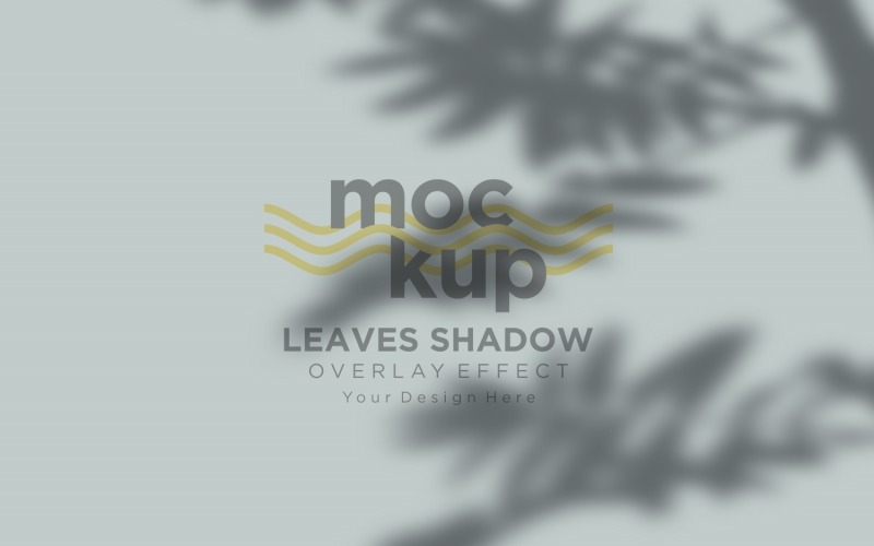 Leaves Shadow Overlay Effect Mockup 213 Product Mockup
