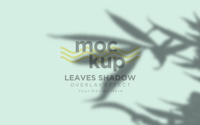 Leaves Shadow Overlay Effect Mockup 215 Product Mockup