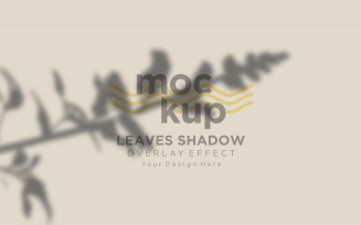 Leaves Shadow Overlay Effect Mockup 216