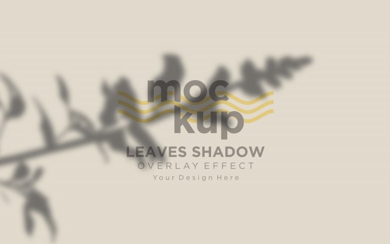 Leaves Shadow Overlay Effect Mockup 216 Product Mockup