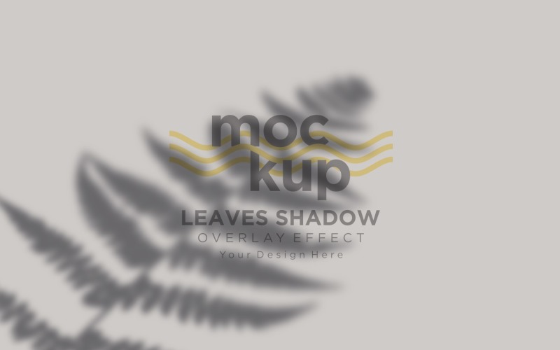 Leaves Shadow Overlay Effect Mockup 217 Product Mockup