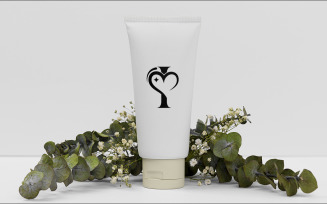 Beauty Logo Design Love Spa Massage Letter I