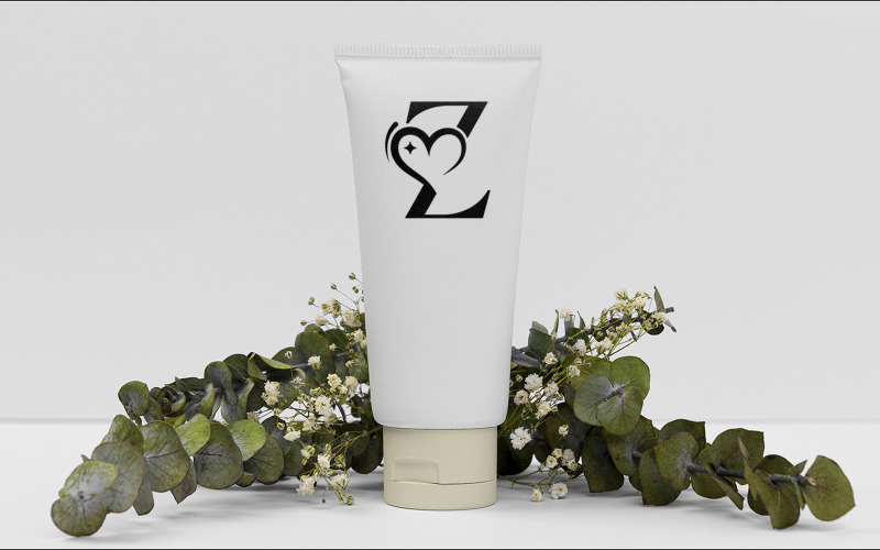 Beauty Logo Design Love Spa Massage Letter Z Logo Template