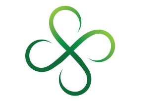 Infinity loop line logo and symbol vector v9