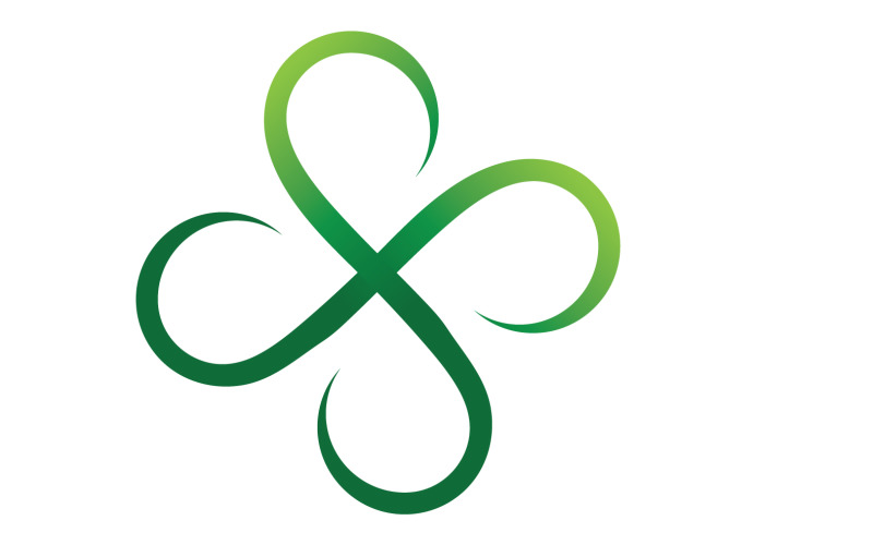 Infinity loop line logo and symbol vector v9 Logo Template