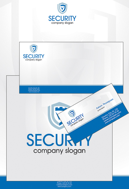 Security Corporate Identity Template Vector Corporate Identity preview