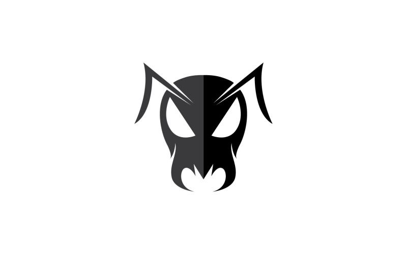 Ant head animal icon vector logo v4 Logo Template