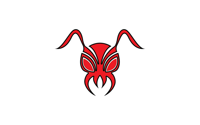Ant head logo and symbol vector v3 Logo Template