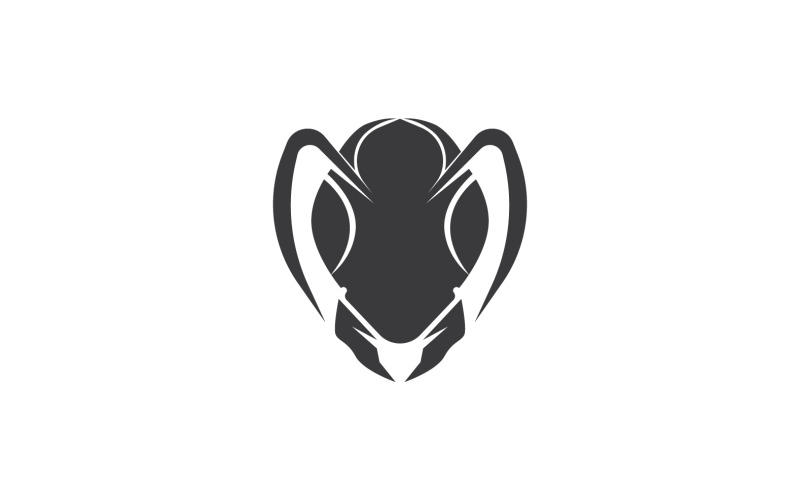 Ant head logo and symbol vector v5 Logo Template