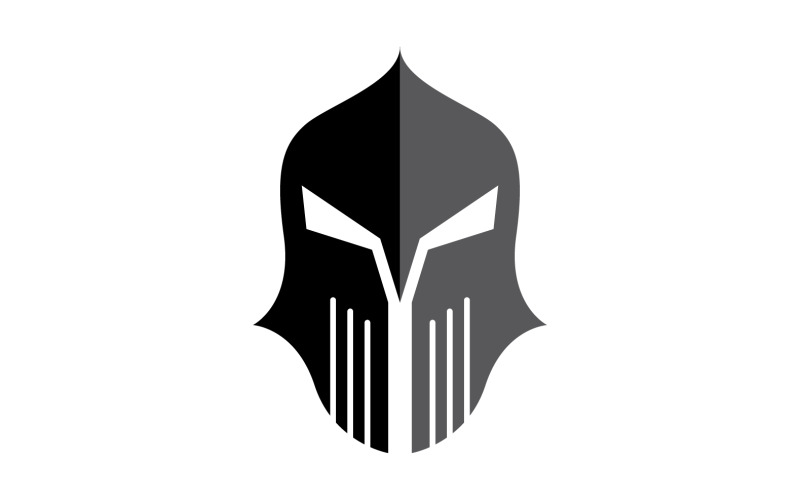 Spartan gladiator helmet icon logo vector v1 Logo Template