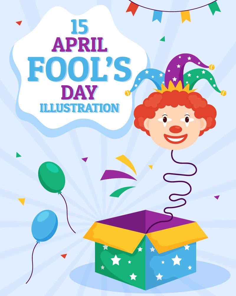 Template #316134 Fools Day Webdesign Template - Logo template Preview