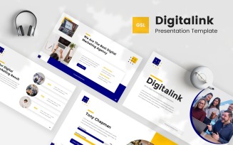 Digitalink — SEO and Digital Marketing Google Slides Template