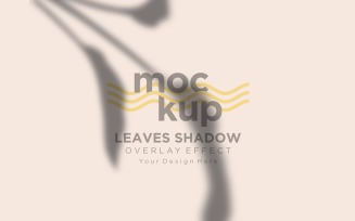 Leaves Shadow Overlay Effect Mockup 219