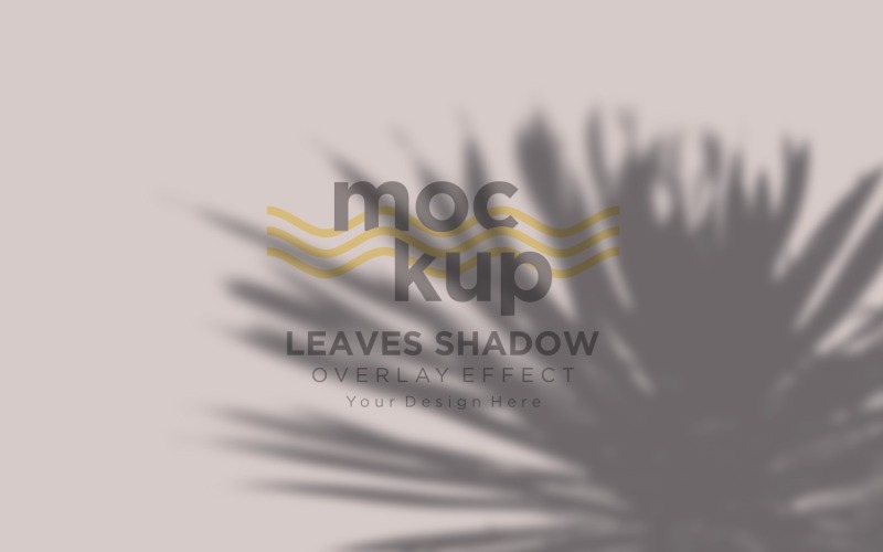 Leaves Shadow Overlay Effect Mockup 221 Product Mockup