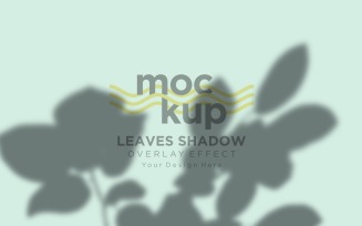 Leaves Shadow Overlay Effect Mockup 225