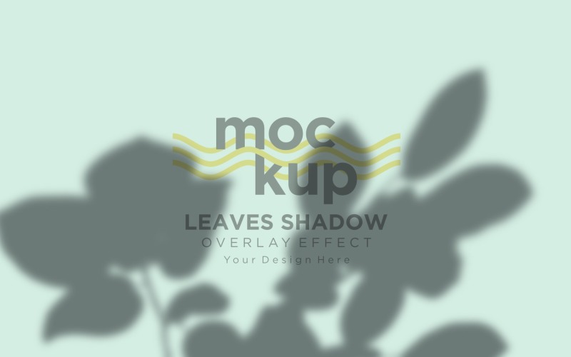 Leaves Shadow Overlay Effect Mockup 225 Product Mockup