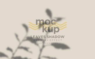 Leaves Shadow Overlay Effect Mockup 226