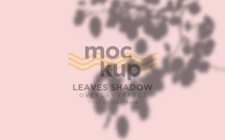 Leaves Shadow Overlay Effect Mockup 228
