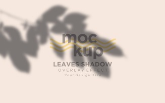 Leaves Shadow Overlay Effect Mockup 229