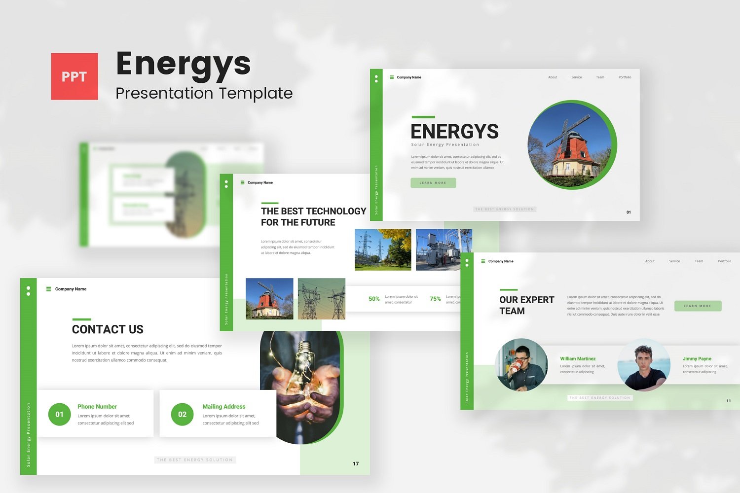 Template #316233 Solar Energy Webdesign Template - Logo template Preview