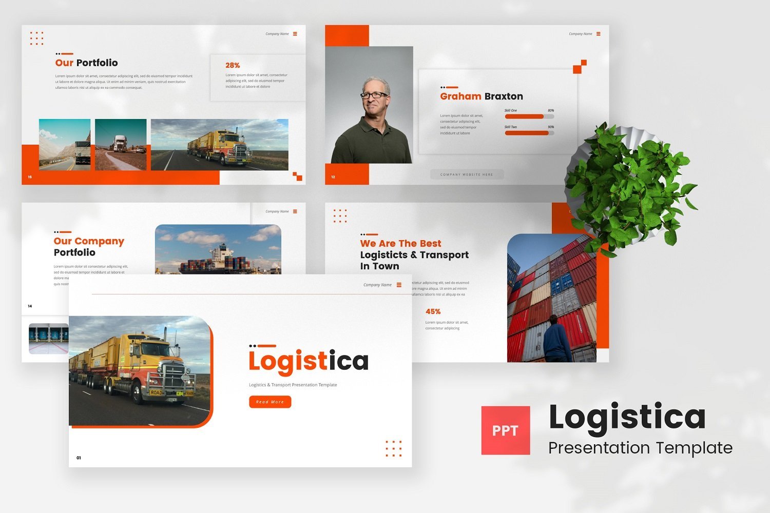 Template #316285 Delivery Transport Webdesign Template - Logo template Preview