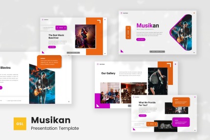 Kit Graphique #316293 Groupe Musical Web Design - Logo template Preview