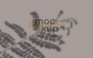 Leaves Shadow Overlay Effect Mockup 232