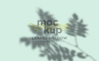 Leaves Shadow Overlay Effect Mockup 235