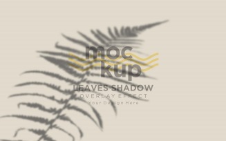Leaves Shadow Overlay Effect Mockup 236