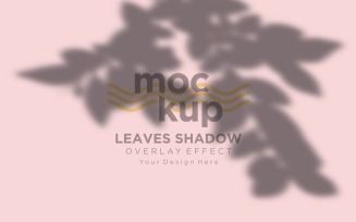 Leaves Shadow Overlay Effect Mockup 238