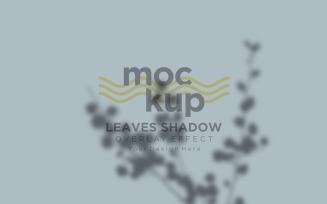 Leaves Shadow Overlay Effect Mockup 244