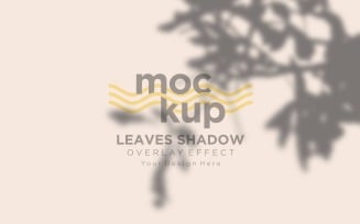 Leaves Shadow Overlay Effect Mockup 249