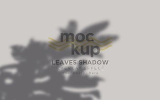 Leaves Shadow Overlay Effect Mockup 257