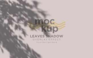 Leaves Shadow Overlay Effect Mockup 261