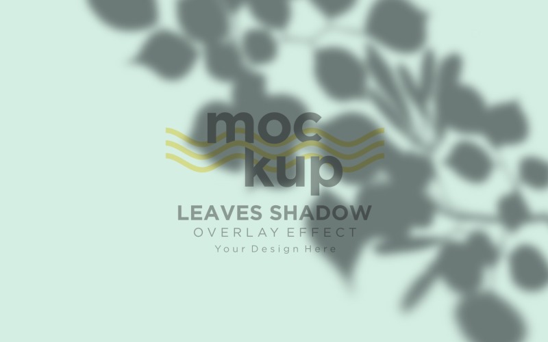 Leaves Shadow Overlay Effect Mockup 265 Product Mockup