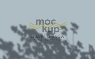 Leaves Shadow Overlay Effect Mockup 274