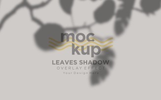 Leaves Shadow Overlay Effect Mockup 277