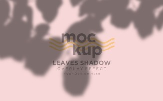 Leaves Shadow Overlay Effect Mockup 278
